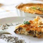 Пирог “Курино-грибной жульен”