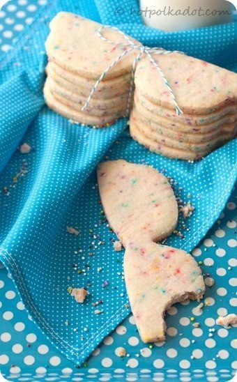 Вкусные идеи для детского праздника -печенье с конфетти